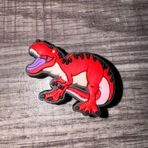 T-Rex Dinosaur Crocs Shoe Charm. Jibbitz 5/$20